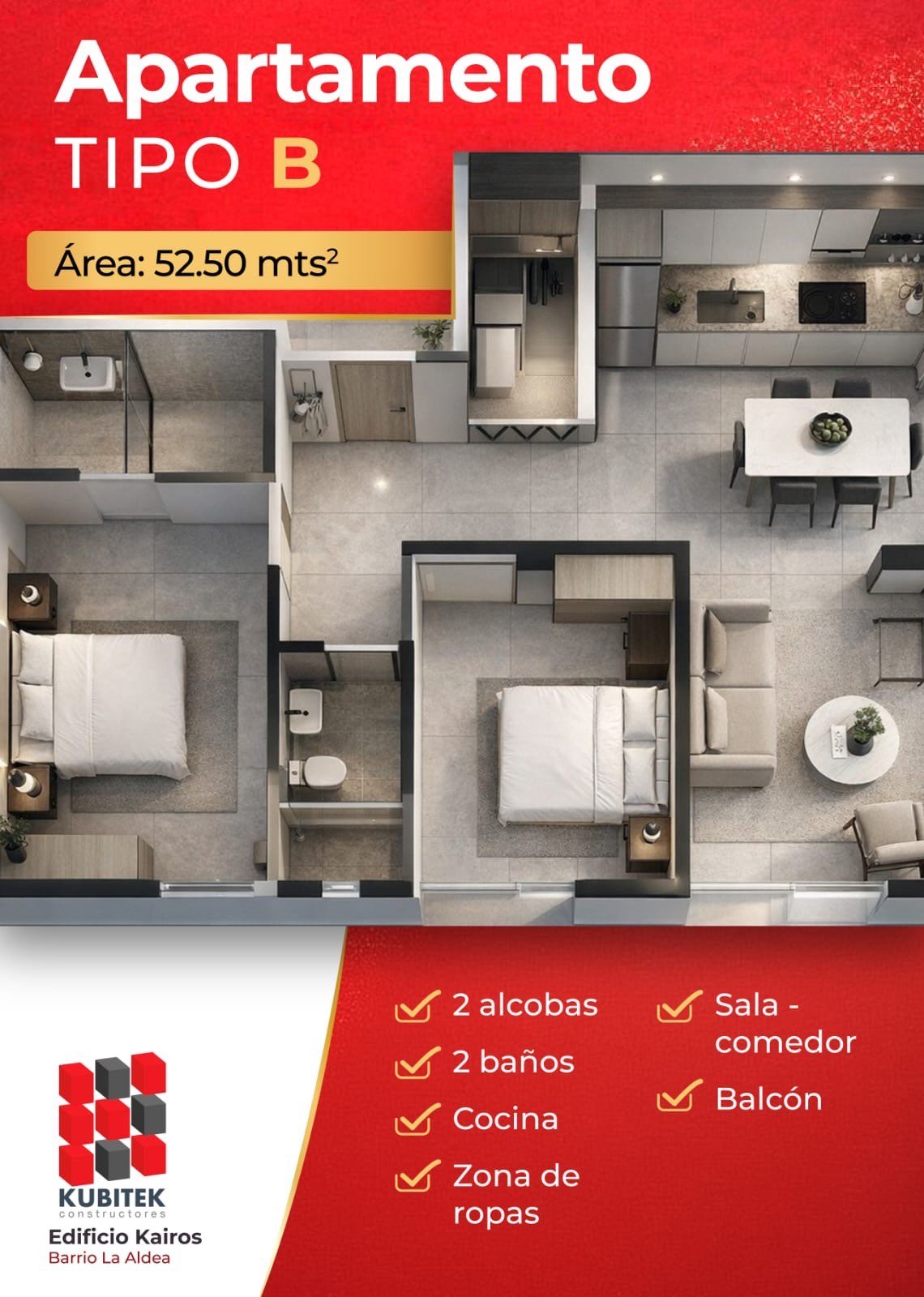 Apartamento sobre planos la aldea - Foto 4